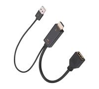 FCJPYRAPS Cavo convertitore Maschio-Displayport Femmina Compatibile con HDMI 4K@60Hz Cavo Adattatore convertitore da HDMI a DP Compatibile con DisplayPort Linea di conversione del Display