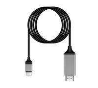 FCJPYRAPS Cavo HDTV USB3.1 4K Compatibile con Tipo C a HDMI for Telefono Android for collegare la TV allo Stesso Dispositivo con Schermo, Linea di conversione del Display da 2 m