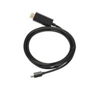 FCJPYRAPS Cavo PzzPss 1080P Mini Displayport a HDMI 1,8 M HD Thunderbolt 2 Cavo Adattatore Mini Display Port for MacBook Air Linea di conversione Display Mini DP a HDMI(Black)