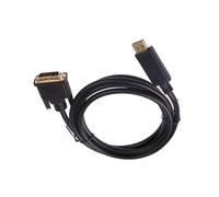 FCJPYRAPS Hannord DisplayPort DP a DVI Adattatore Cavo di Collegamento Linea di conversione 1,8 M FHD for PC Desktop Laptop TV Monitor proiettore Display Linea di conversione