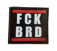 FCK BRD Toppa da cucire o da applicare con il ferro da stiro | Contro il sistema termoadesivo Fuck BRD Toppe termoadesive, immagini senza stato, divertente politica satira, 10 x 10 cm (FCK BRD)