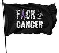 FCK Cancer Flag 3x5 Ft Outdoor Decorative Yard Banner Single Side Party Holiday Garden Flag