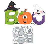Fclily@JJ Fustelle in metallo a forma di zucca velenosa, fantasma di Halloween, per fai da te, scrapbooking, creazione di biglietti