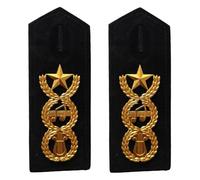 FCNBTTW Spalline per spalle uniformi Spalline per spalle e colletto Fiore per accessori uniformi professionali Artisti di scena