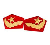 FCNBTTW Spalline per spalle uniformi Spalline per spalle e colletto Fiore per accessori uniformi professionali Artisti di scena