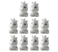 Fcnjsao 10 Pack Facking Fascino Animale Resina Pendente Morbido Tocco Animale Ciondolo Charm Adatto Per Accessori