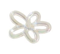 Fcnjsao 5 Colori 24.5mm Irregolare Piccolo Fiore Fascino Pendenti per Le Donne Colorato Fiore Gioielli Collane Fare Risultati, Acrilico