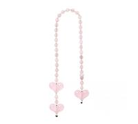 Fcnjsao Bella striscia cuore fascino portachiavi elegante cuore a righe portachiavi appeso accessorio per individui alla moda