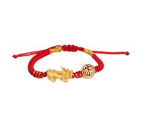 Fcnjsao Braccialetto unisex con corda a mano drago, portatile per felicità e anniversario regolabile, accessorio per gioielleria del Giubileo quotidiano