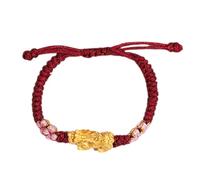 Fcnjsao Braccialetto unisex con corda a mano drago, portatile per felicità e anniversario regolabile, accessorio per gioielleria del Giubileo quotidiano