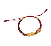Fcnjsao Braccialetto unisex con corda a mano drago, portatile per felicità e anniversario regolabile, accessorio per gioielleria del Giubileo quotidiano