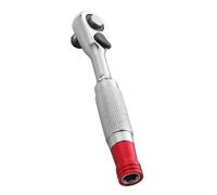 Fcnjsao Chiave a cricchetto professionale da 1/4", offre cricchetti a cambio rapido e perni di 15 gradi per luoghi difficili da raggiungere, in acciaio