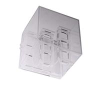 Fcnjsao Clear Stalldy Acrilico Mineral Display Box Per Collezionisti E Gioiellieri Accessori Portatile Per L'uso Della Casa O Musei