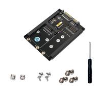 Fcnjsao Commutabile B MSATA Hard Drive Converter Per SATA3.0 Solid Disk Drive Adapter Con Doppia Modalità di Design Solid Disk Adattatore di Installazione