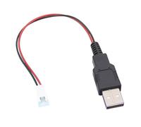 Fcnjsao Connettore USB A XH2.54 2P Morsetti Cavo Per Connessione Stabile E Sicuro Alta Immunità