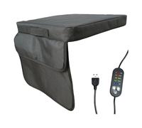 Fcnjsao Cuscino riscaldato trasportabile per attività all'aperto Backpacking Pesca con riscaldamento rapido 5 Stage Termoregolazione Sintetizzatore Fibra