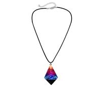 Fcnjsao Delicata collana con ciondolo a forma di montagna, elegante catena per teen secret magical World