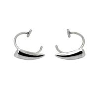 Fcnjsao Halloween Finto Body Piercing Gioielli Robusto In Acciaio Inox Fang Lip Anelli Senza Piercing Gioielli Per Gli Amanti Della Moda Anelli Labbra Robusto, Misura unica, come descritto, come