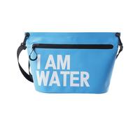 Fcnjsao Impermeabilizza la borsa da viaggio asciutta con la chiusura lampo Wash Pack Borsa a tracolla antipioggia Borse da nuoto in PVC portatile durevole sacchetto di nuoto in PVC portatile, Azzurro