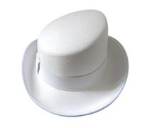 Fcnjsao Unico cappello inclinato bordo esibizioni palcoscenico maghi festa a tema per uomini e donne cappello fodera traspirante