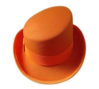 Fcnjsao Unico cappello inclinato bordo esibizioni palcoscenico maghi festa a tema per uomini e donne cappello fodera traspirante