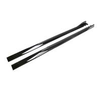FCNNYBF Auto Minigonne Laterali per BMW X3 G45 2024 2025 2026, Minigonna Laterale Auto Splitter Lip AntiGraffio Pedane Laterali Estensioni Accessori,Bright Black-Black
