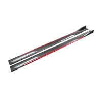 FCNNYBF Auto Minigonne Laterali per Ford S-Max 2006-2015 2016 2019 2020 2021 2022 2023, Minigonna Laterale Auto Splitter Lip AntiGraffio Pedane Laterali Estensioni Accessori,Carbon Fiber-Red