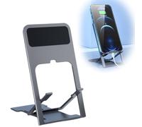Fc'Noqgn Supporto Telefono Regolabile Cellulare da Tavolo in APS, Antiscivolo e Pieghevole Supporto Dock per iP 14 13 12 11 Pro Max Mini, Galaxy, Huawei e Altri Smartphone