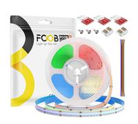 FCOB COB RGBCCT Striscia LED Flessibile Alta densità COB RGB+CCT 5M DC24V 840LEDs/m 18W/m IP30 CRI90+ multicolore sintonizzabile dimmerabile per decorazione DIY(non contiene alimentazione＆Control)