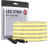 FCOB COB Striscia LED Flessibile Ad Alta Densità Uniforme 14W/M 5M DC24V Bianco