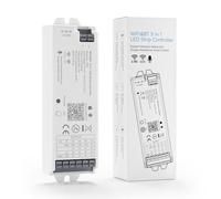 FCOB WB5 WiFi Tuya LED Controllore WiFi Alexa Google Assistant Tuya Smart APP Controllo per strisce LED monocromatiche CCT RGB RGBW RGBCCT Compatibile con RC01RFB RC02RFB RC03RFB Telecomando RF
