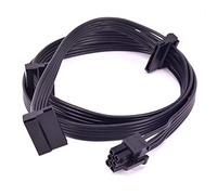 FCQLR PCI-E 6Pin to 3 SATA Power Supply Cavo PSU per Corsair RM1000 RM850 RM750 RM650