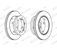 FCR191A DISCO FRE.PST.MERCEDES SPRINTER (Prezzo singolo) Ferodo