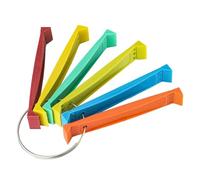 FCR6 Set pettini per alette - Piastra per radiatore universale in con 6 teste diverse | Spazzola per la pulizia del condizionatore d'aria, riparazione 'evaporatore del condensatore, per l