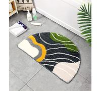 FCS Bathroom Tappetino da Bagno Tappeto per Bagno Antisdrucciolevole Assorbente Super Assorbente in Microfibra Soft Shag Super, Lavabile in Lavatrice(Size:50×80CM,Color:b)