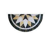 FCS Bathroom Zerbino Ingresso Casa Mezzaluna Tappeto Entrata Interno, Esterno Impermeabile, Facile da Pulire, per Garage, Pool House, Patio, Camera dei Bambini, Spazio per Animali Domestici