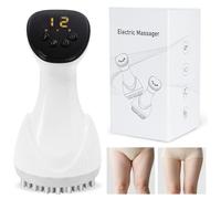 FCSJOST Massaggiatore per drenaggio linfatico per scolpire il corpo, aiuta a ridurre le smagliature e la cellulite, per gambe, braccia e pancia, strumento anti cellulite con microcorrente, luce di