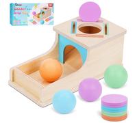 FCSONU Giochi Bambini 1 2 3 Anni, Legno Bambina Giochi Montessori 1-3 Anni