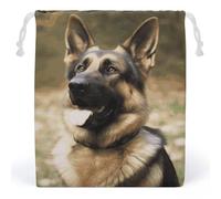 FCTVSKLN Borse portaoggetti Borsa per il trucco Borse riutilizzabili Giocattolo Animale Pastore Tedesco Borsa Stampata Borsa da toilette Organizzatore Borse Multiuso Cosmetici Adatto Cuffie Gioielli