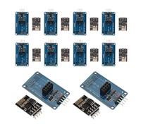 Fcuajdkq ESP8266 ESP-01 - Modulo adattatore wireless WiFi 3,3 V 5 V Esp01 breakout PCB