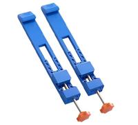 Fcuajdkq Guida di base regolabile per tagliatrici, morsetto di posizionamento per frese circolari elettriche, guida di precisione per tagliare il legno, set da 2