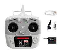 Fcuajdkq Per RadioLink T12D trasmettitore RC a 12 canali + ricevitore R12F 2,4 GHz per drone FPV, copertura fissa e auto.