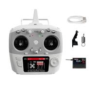 Fcuajdkq Per trasmettitore radioLink T12D 12CH RC + ricevitore R12F 2.4GHz per drone FPV, aereo e auto.