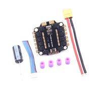 Fcuajdkq Scheda ESC 4INI 45A supporta motore spazzole 3-6S, supporta il controllo di DShot300 600/Multishot/Oneshot FPV UAV F4