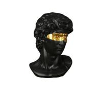 Fcuajdkq Statua di David, opera d'arte, carattere, resina, scultura, ornamenti da scrivania, figure ritratte, statua, decorazione soggiorno, D