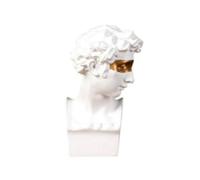 Fcuajdkq Statua di David, opera d'arte, carattere, resina, scultura, ornamenti da scrivania, figure ritratte, statua, decorazione soggiorno A