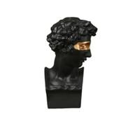 Fcuajdkq Statua di David, opera d'arte, carattere, resina, scultura, ornamenti da scrivania, figure ritratte, statua, decorazione soggiorno, C