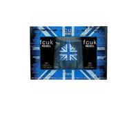 FCUK Rebel Him EDT 100ml + A/S 200ml + SG 200ml Profumo Da Uomo
