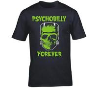 FCVesdxa44 Music Psychobilly Forever T-Shirt Black L