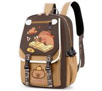 FCXVXCL Capybara per Bambini, Zainetti per Bambini la Scuolas, Zain Zainetto Casual Leggero Elementare Borsa Zaino Viaggio Grande Capacità per Bambino Zainetto Scuola Viaggi